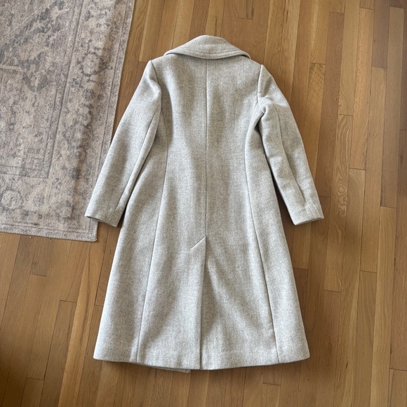 Club Monaco Light Gray Trench Coat - Picture 2 of 4